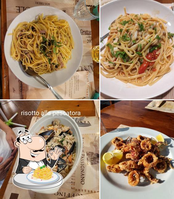 Spaghetti alla carbonara al Pracadosol Ristorante