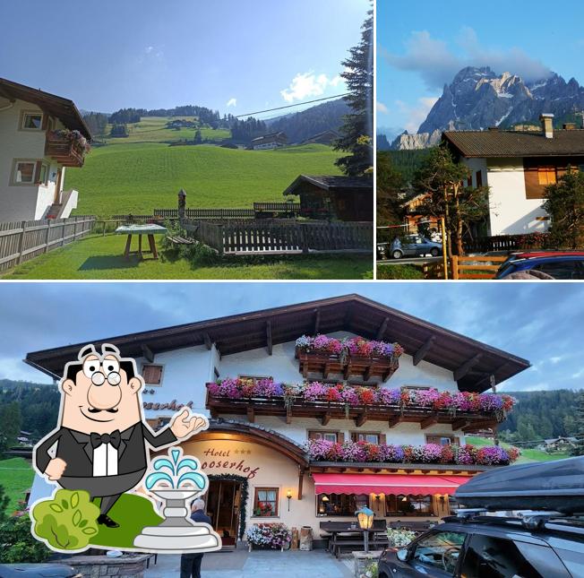 La parte esterna è una caratteristica importante di Hotel Restaurant Pizzeria Mooserhof