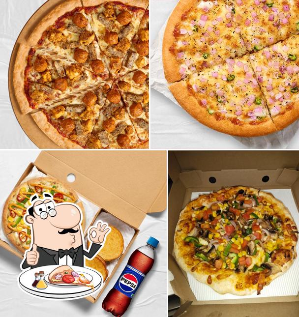 Get different types of pizza Get different types of pizza