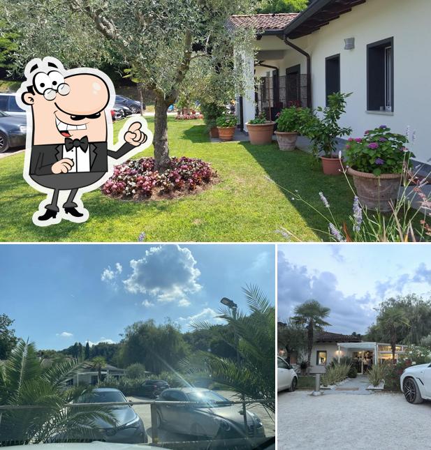 Goditi la vista dagli esterni di Ristorante Primavera al Lago