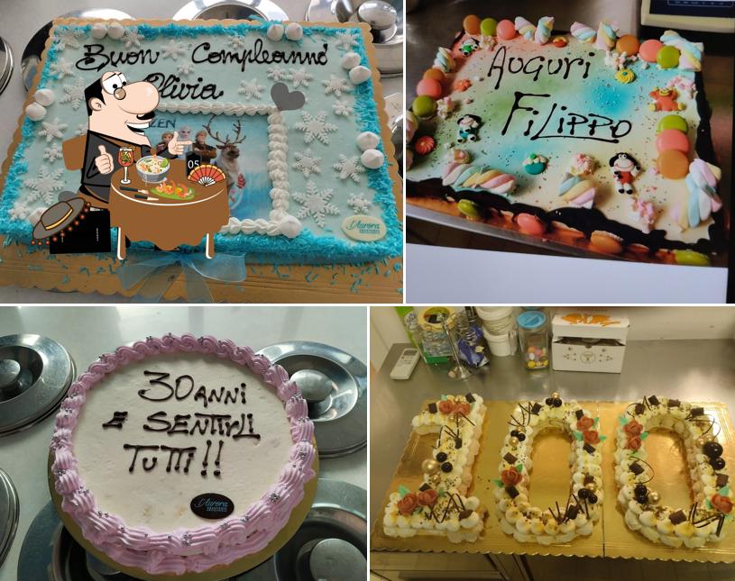 Platti al Gelateria L'Aurora