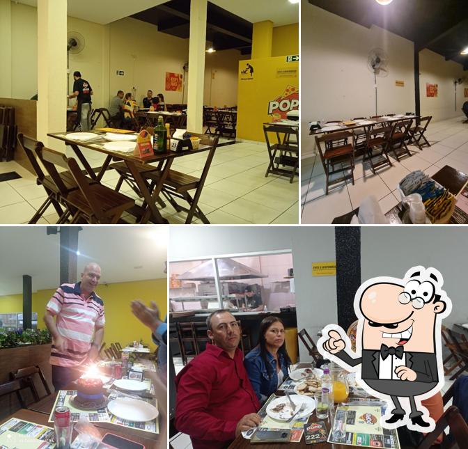 Veja imagens do interior do Pópidi Pizzaria