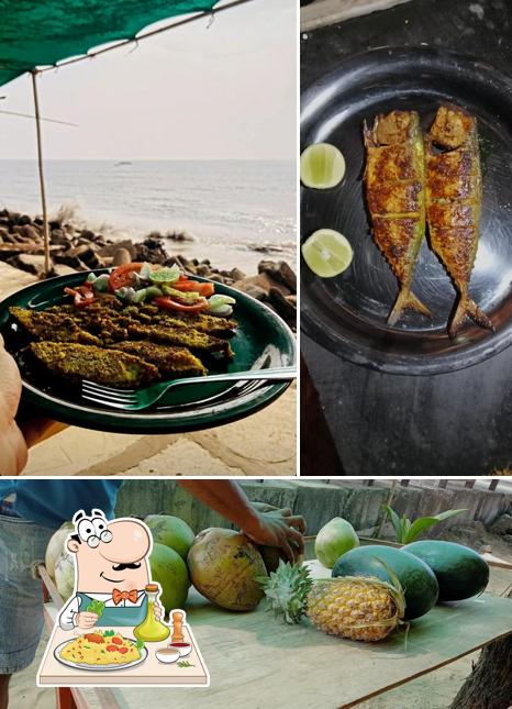 Food at Kris _99 Beach Shack