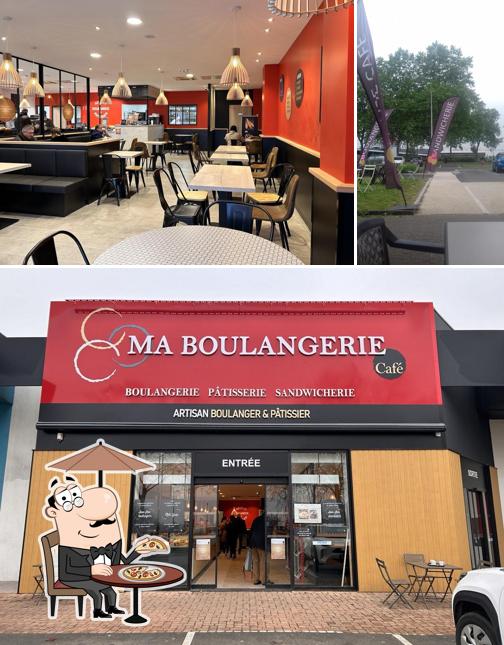 Ma Boulangerie Café - Poitiers Grand Large se distingue par sa extérieur et intérieur