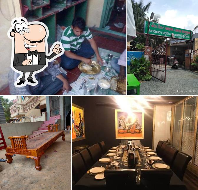 The interior of Sindhuri Garden and Family Restaurant -
