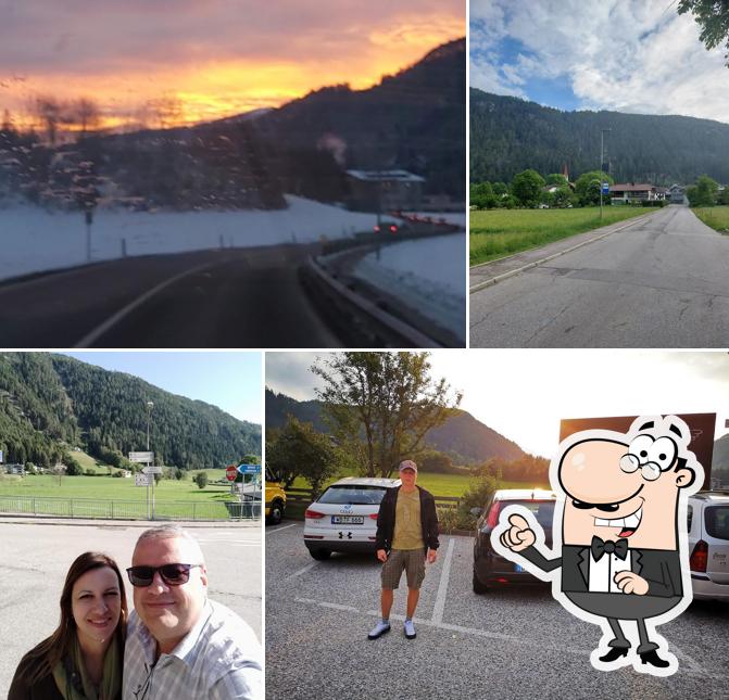 Goditi la vista dagli esterni di Zu Treyen