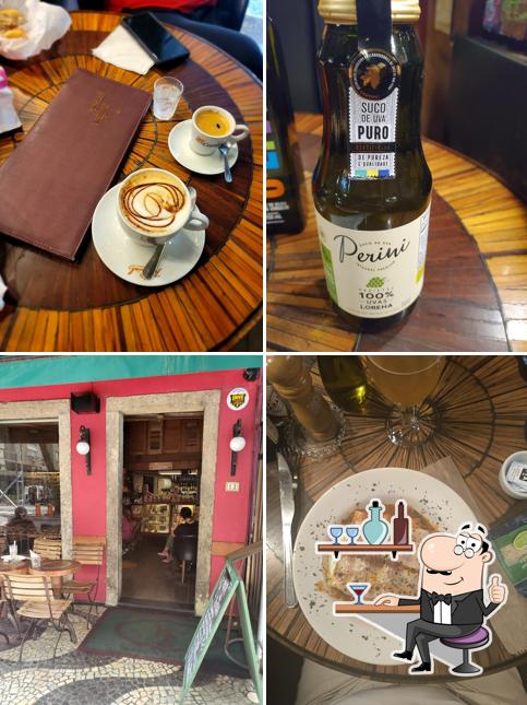 O interior do LF Café & Bistrô