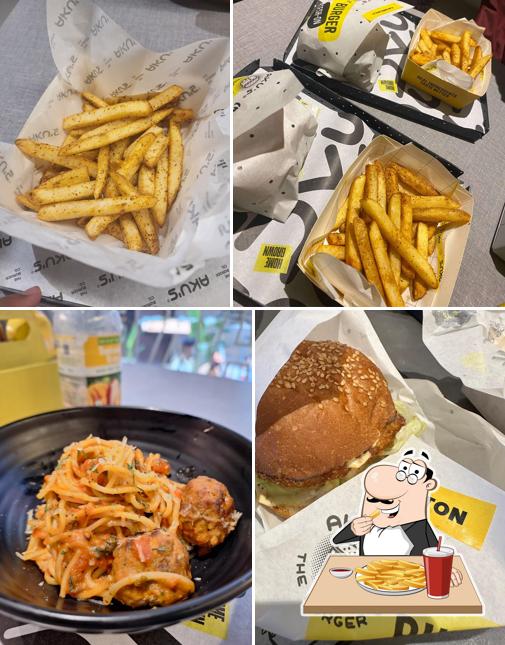 French fries at AKU'S - The Burger Co. Vasant Vihar