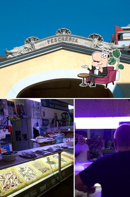 Dai un'occhiata agli interni di Dal Marinero alla vecchia pescheria