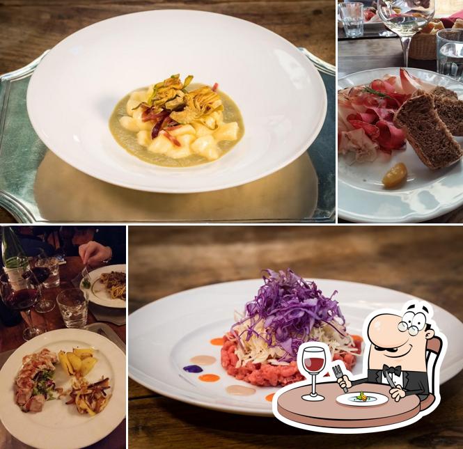 Cibo al Ristorante Cadran Solaire