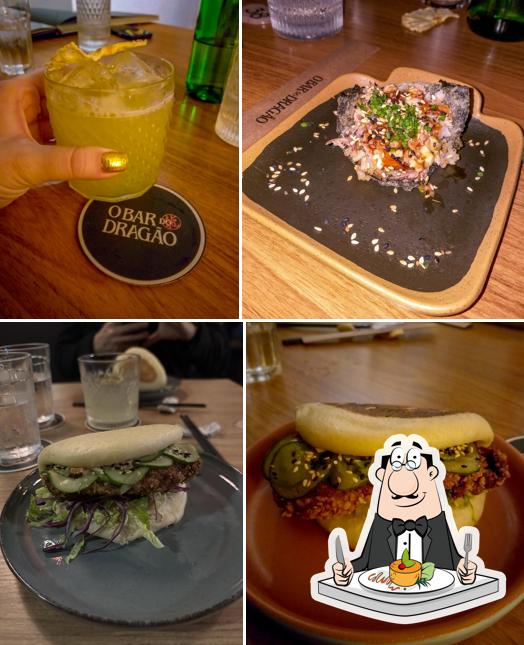 Comida em O Bar do Dragão