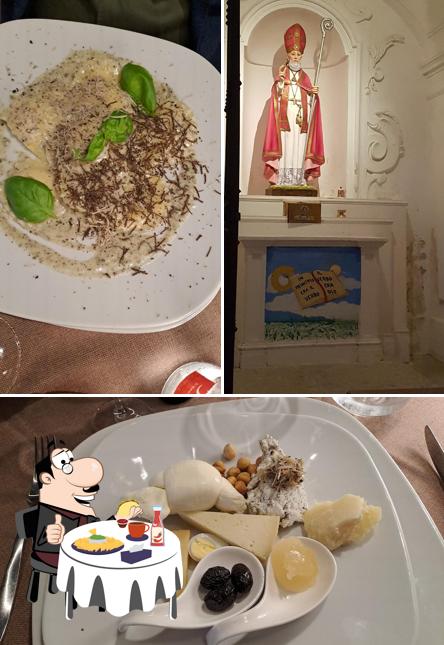 Piatto di formaggi al Hostaria de Sancti Martini