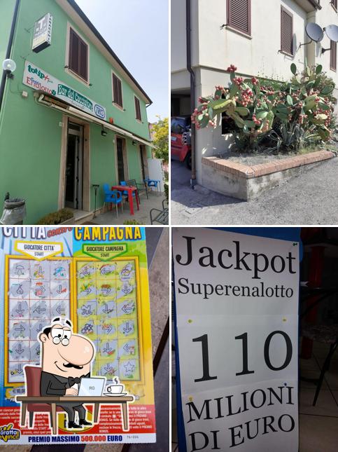 Gli interni di Bar del Cacciatore