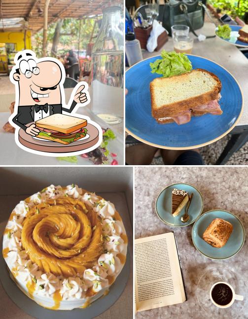 Grilled cheese sandwich at Cocoa Moga Bakehouse Goa