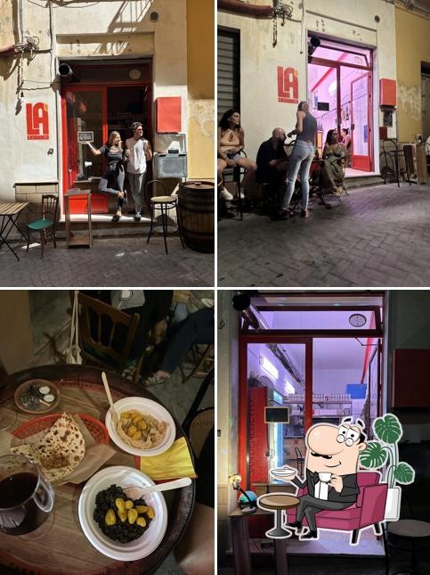 Gli interni di LA' Enobanco