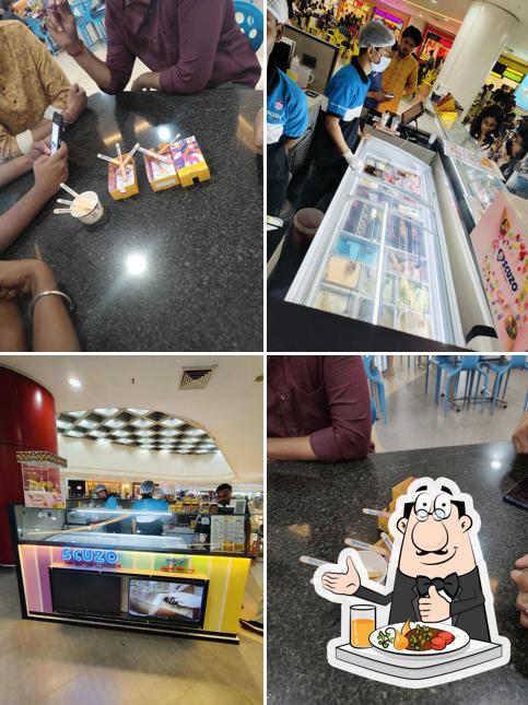 Food at Scuzo Ice 'O' Magic