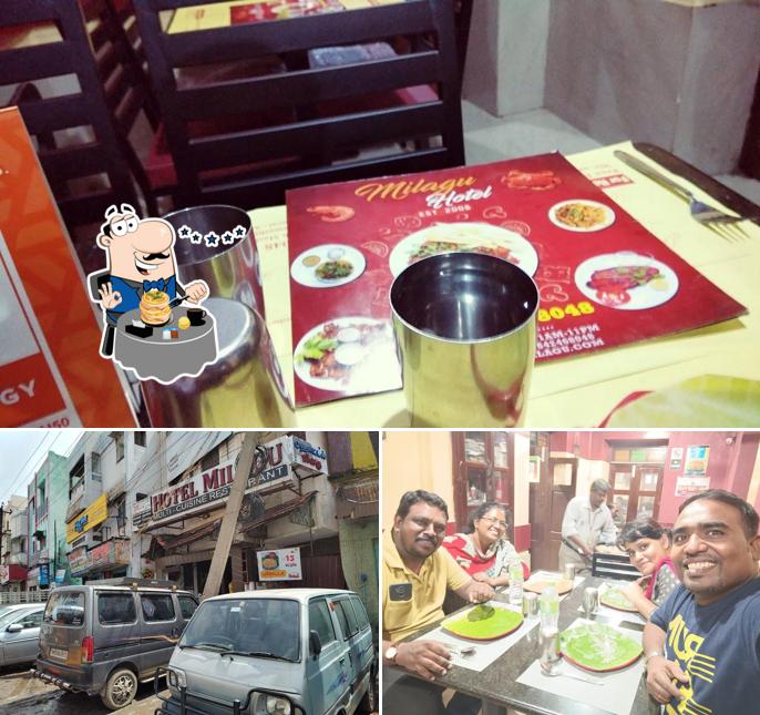 Food at Milagu Hotel