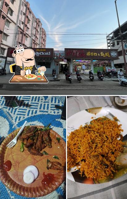 The photo of food and exterior at Hotlines Family Restaurant