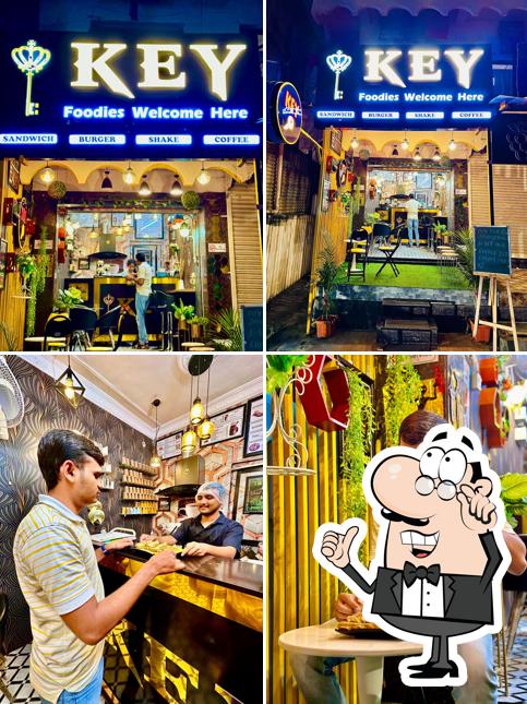 The interior of KEY Cafe