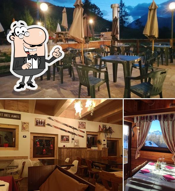 Siediti a un tavolo di Restaurant Hotel Chalet del Sole
