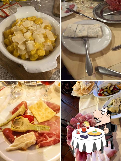 Piatto di formaggi al Trattoria Bar Sgalbazzi