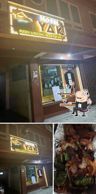 The interior of Hotel Yak
