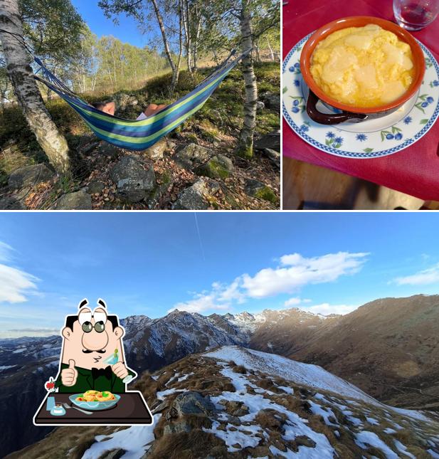 Maccheroni al formaggio al Rifugio escursionistico Cima Bossola