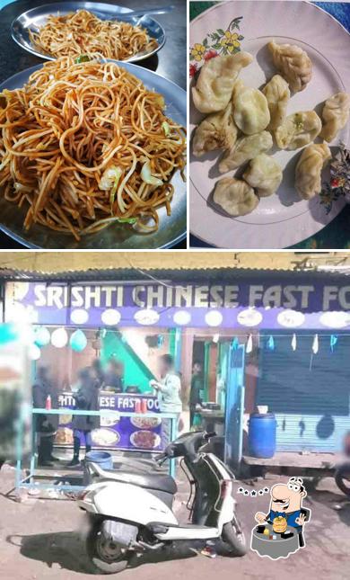 The image of Srishti Chinese fast food’s food and exterior