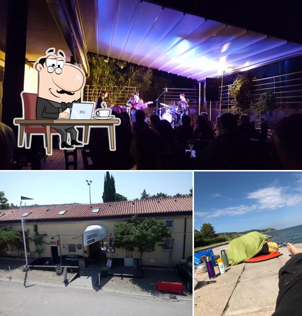 Gli interni di Hangar