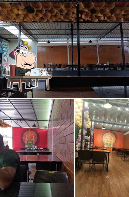 The interior of AKSHAY DUM BIRIYANI HOSAKOTE HASSAN