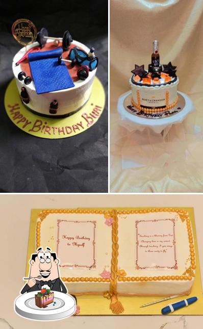 Chocolate cake at Cakedwithcare_