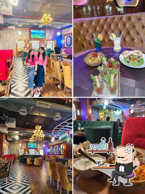 The interior of Shahi Mahal Restrobar Sector 75 Noida Top Restaurant in Noida Cafe in Sector 75 Noida