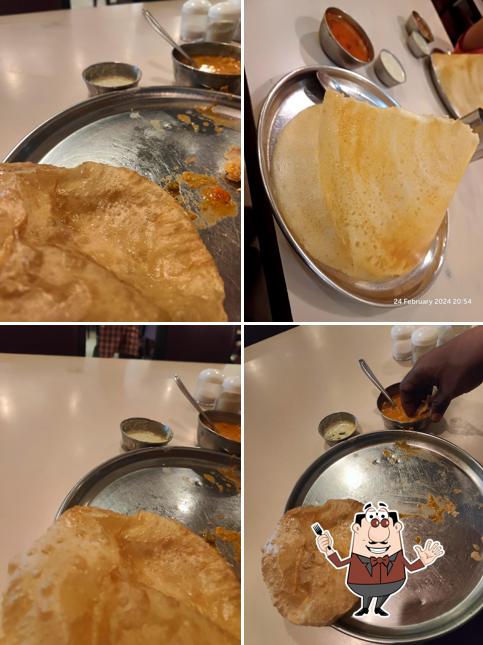 Masala dosa at Woodlands Restaurant