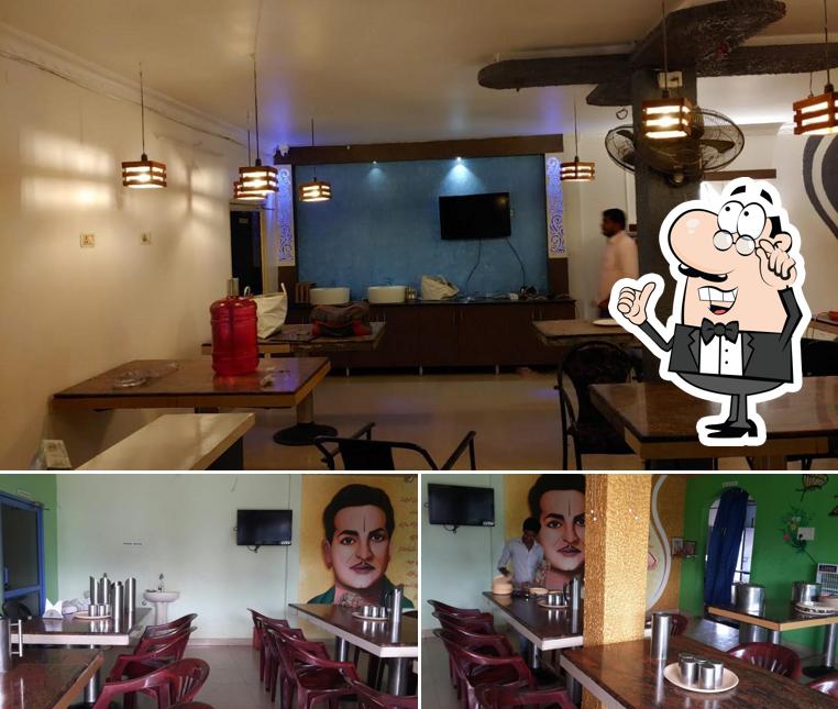 Take a seat at one of the tables at Darling family restaurant