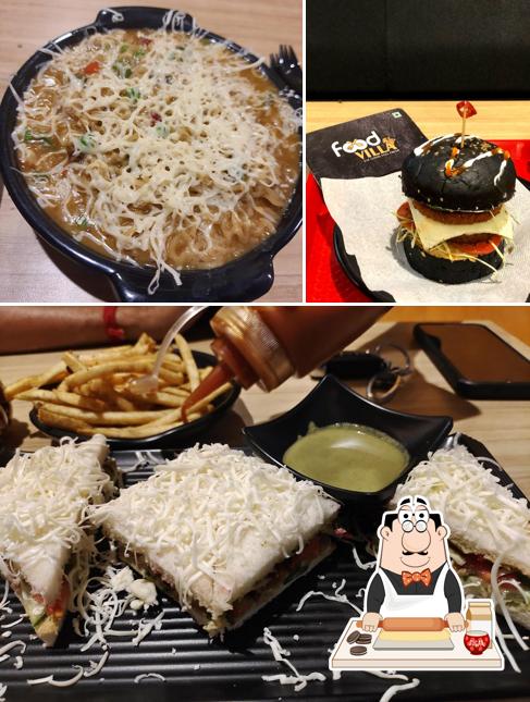 Food Villa serves a range of sweet dishes