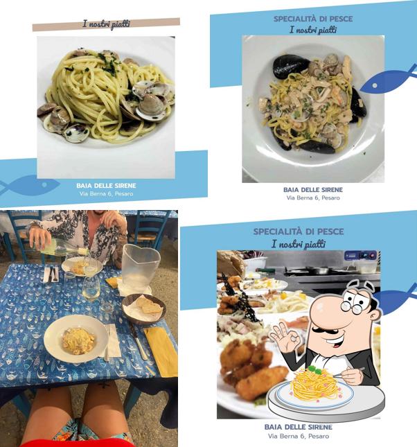 Spaghetti alla carbonara al Baia delle Sirene Pesaro