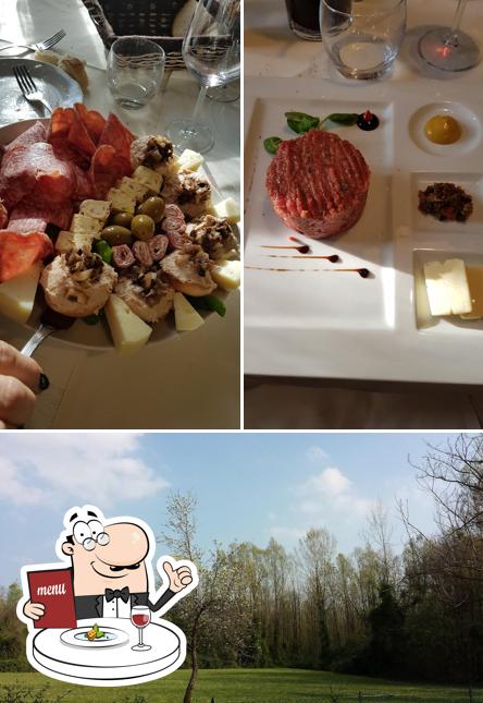 La foto della cibo e esterno di Osteria al Norge