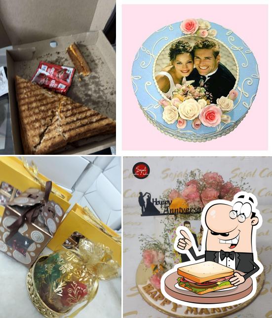 Grilled cheese sandwich at Sejals Cafe and more