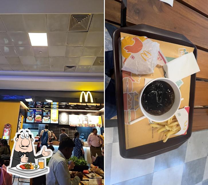 Food at McDonald's Mumbai Airport T1 Departure
