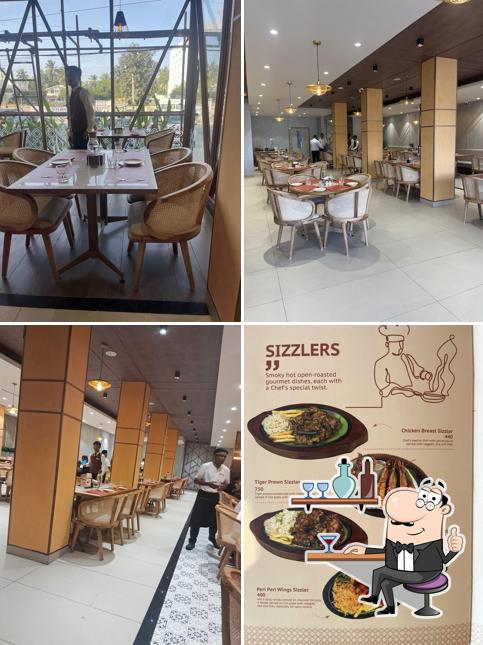 The interior of Copper Kitchen Sembakkam