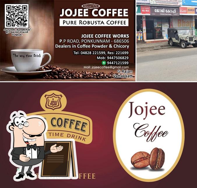 The exterior of Jojee Coffee Works