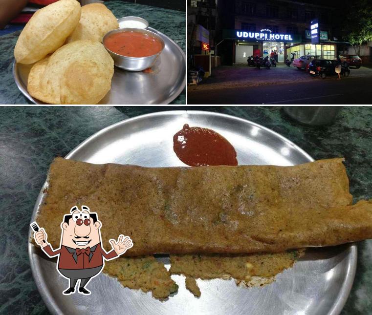 The restaurant's food and exterior