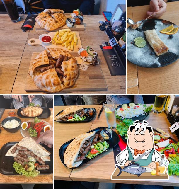 Salmone grigliato al The Jack's House Restaurant Kriens