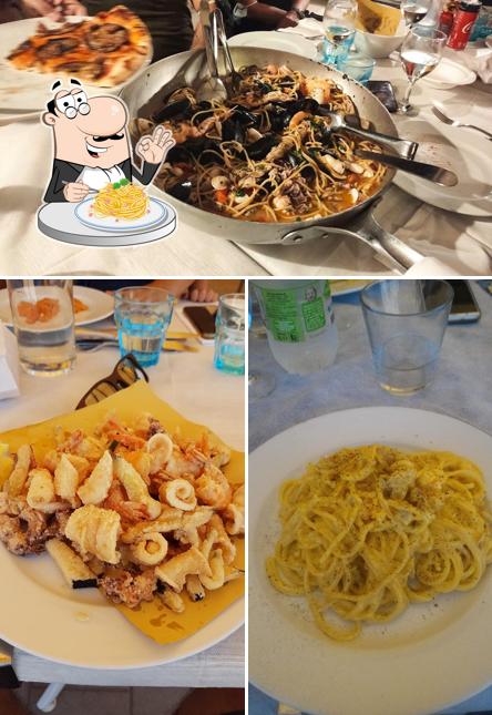 Spaghetti alla carbonara al Il Faro Balneare Ristorante Pinseria