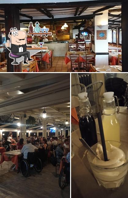 Gli interni di La Capannina