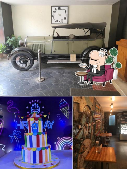 The image of Cafe Gluttony’s interior and exterior