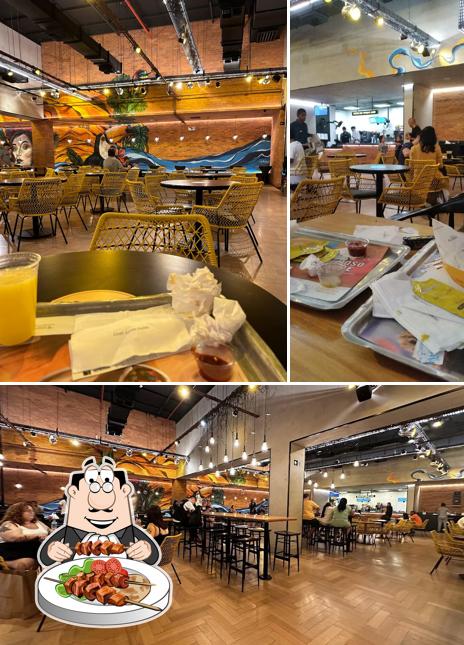 A imagem da comida e interior no Madero & Jeronimo Burger Litoral Plaza Shopping