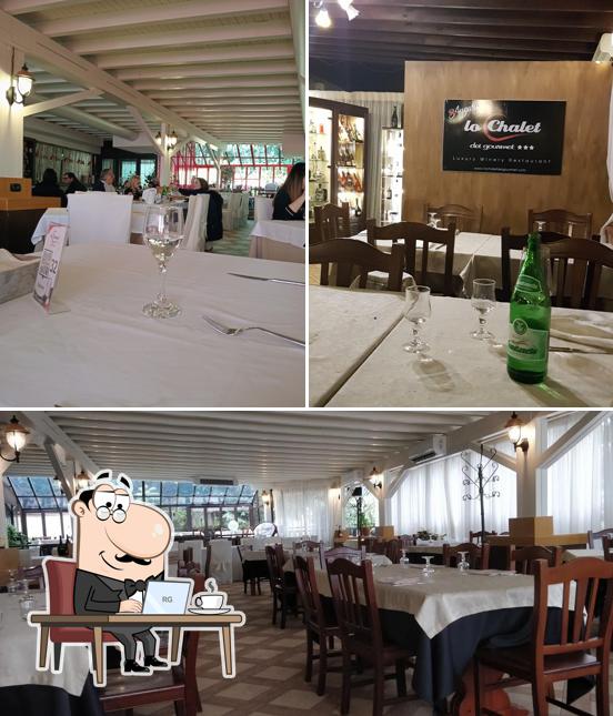Gli interni di Lo Chalet