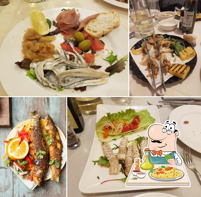 Cibo al Trattoria Alla Laguna