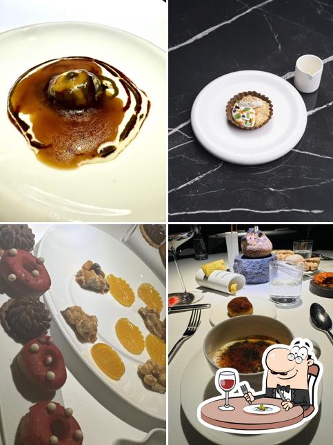 Creme brulee al Concezione Restaurant